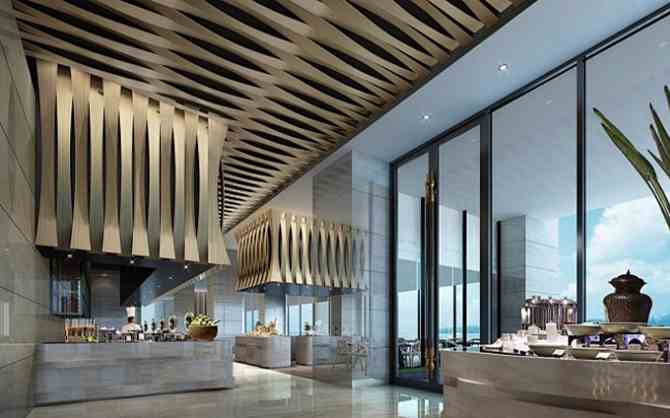 新疆皇冠假日大酒店廚房廚具布局圖片