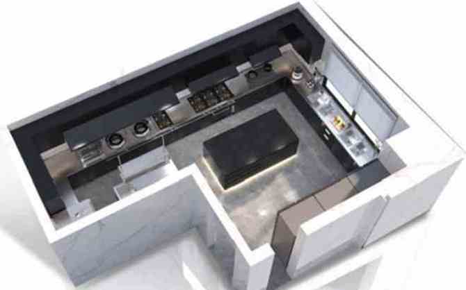 江蘇瑪菲利8D高端定制智慧廚房別墅展示