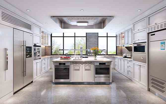 江蘇連鎖餐飲8D高端定制智慧廚房展示