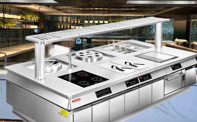 江蘇連鎖餐飲整體廚房展示圖片