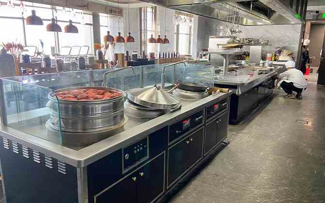 安徽高端會所商用廚具展示圖片